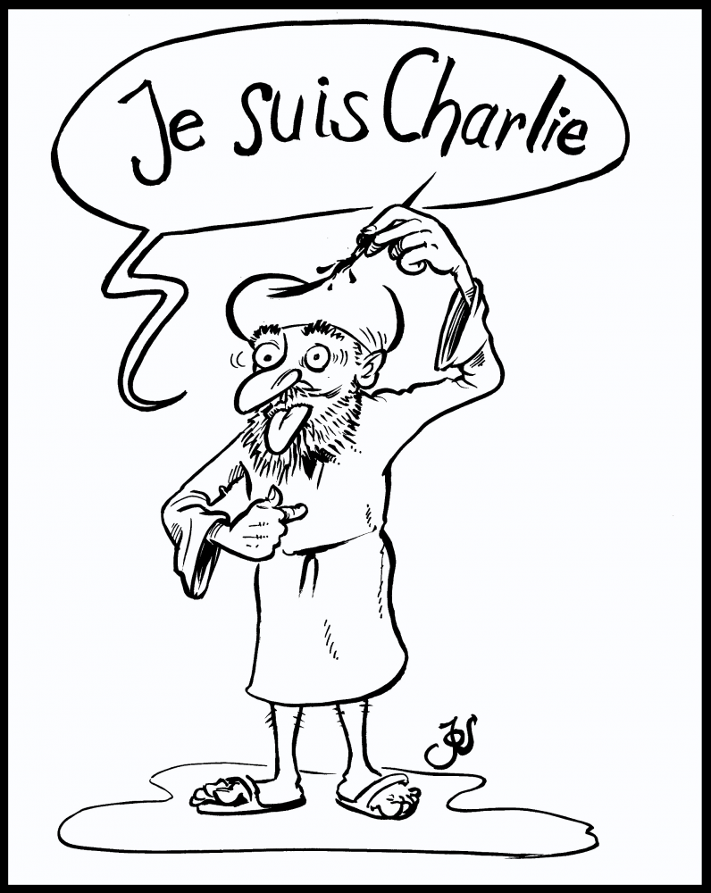 Cartoon: Je suis Charlie 1