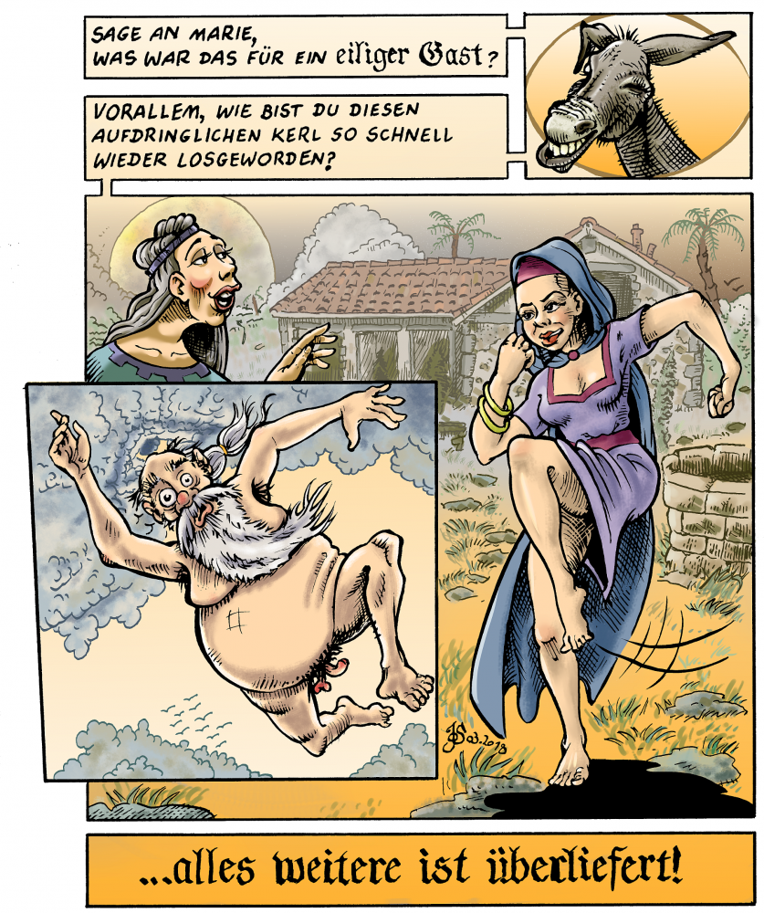 Cartoon: Der eilige Gast 1