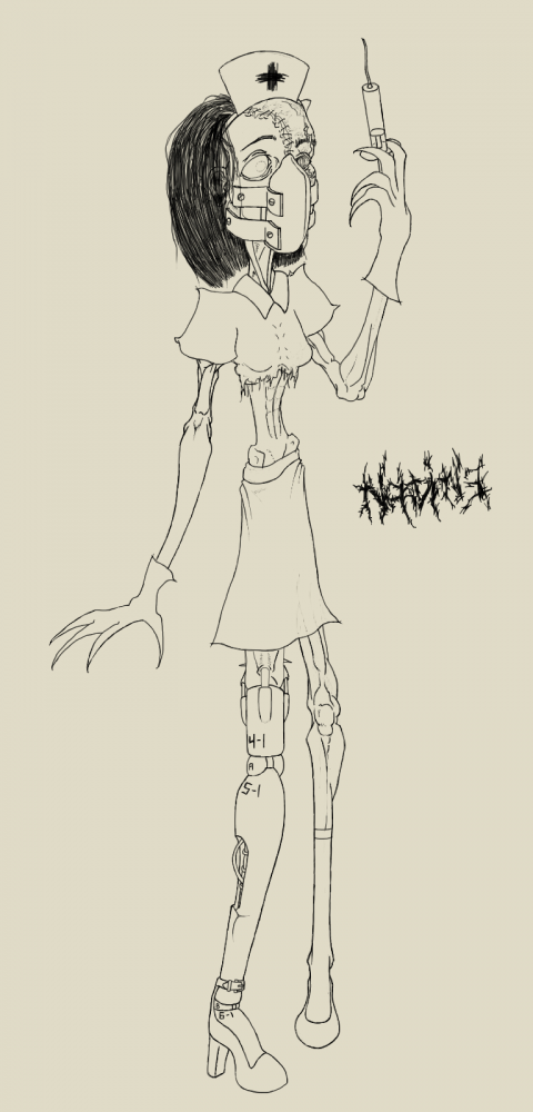 Concept Art / Character Design: Groteskdine 1