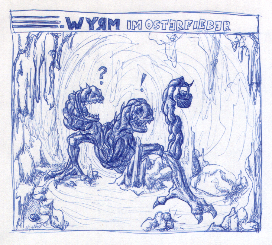 Illustration: Wyrm im Osterfieber 1