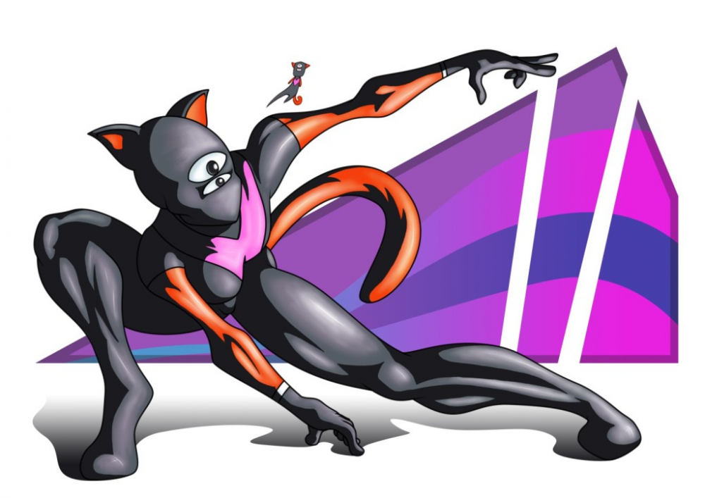 Illustration: Ninja Kitty 1