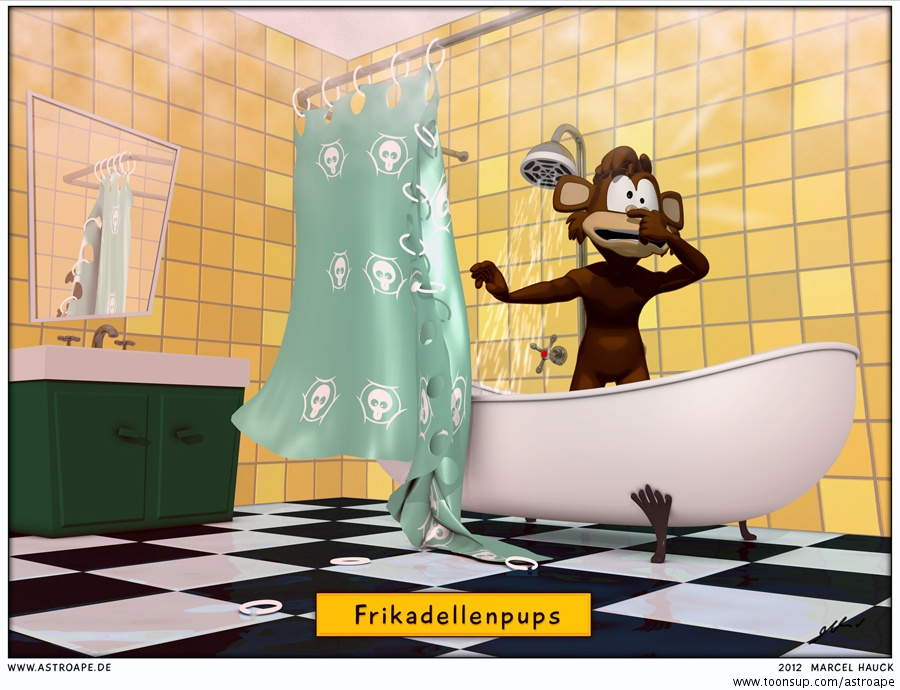 Cartoon: Astro Ape - Unerwartetes 1