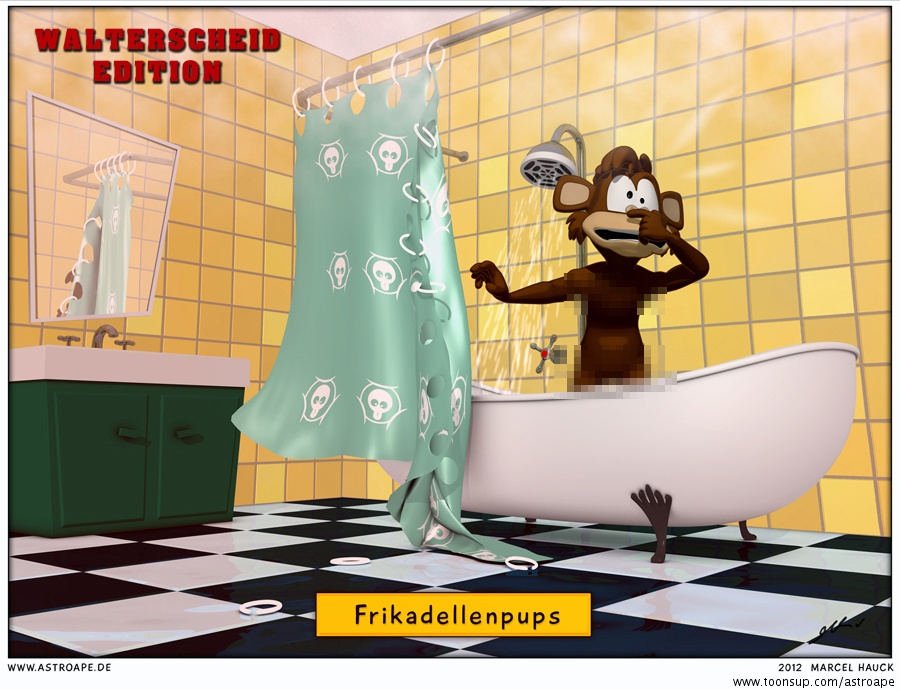 Cartoon: Astro Ape - Unerwartetes 3