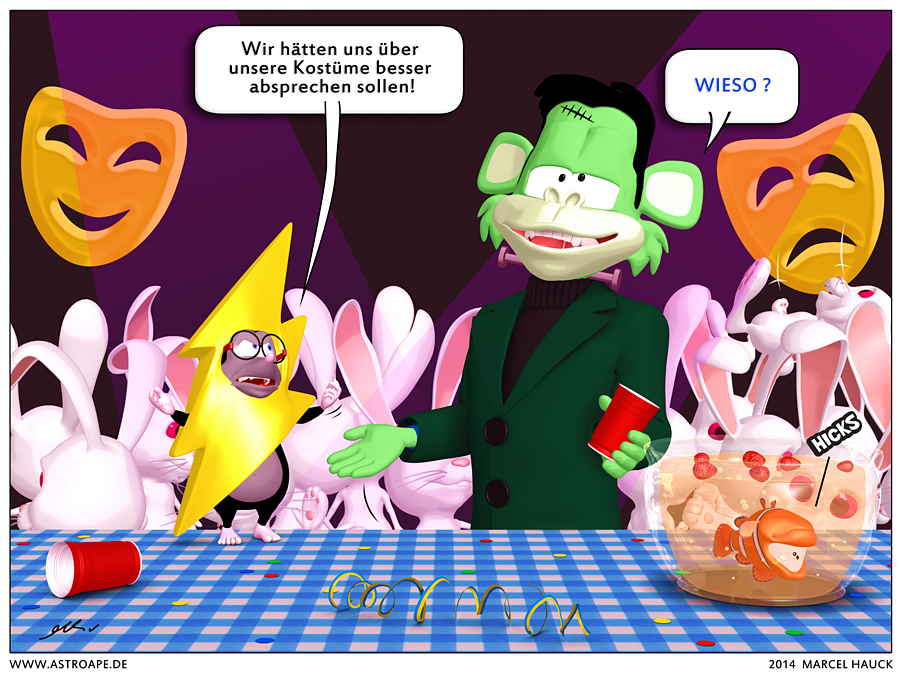 Cartoon: Karnevalskostüm 2