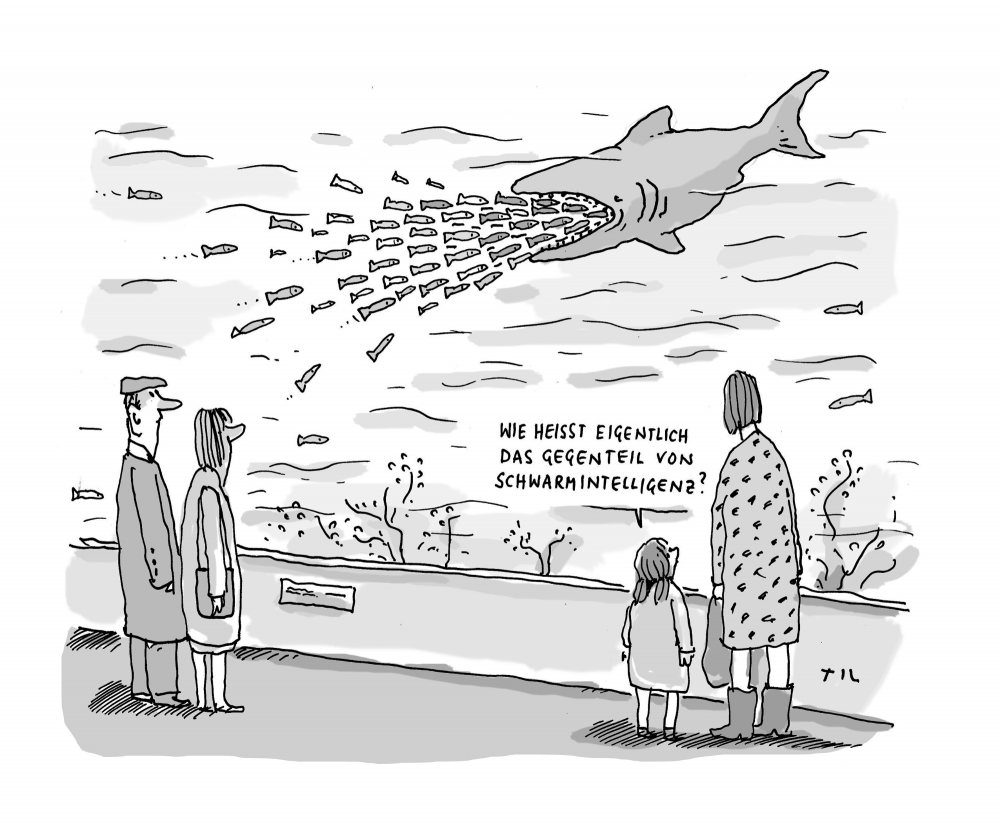 Cartoon: Schwarm 1