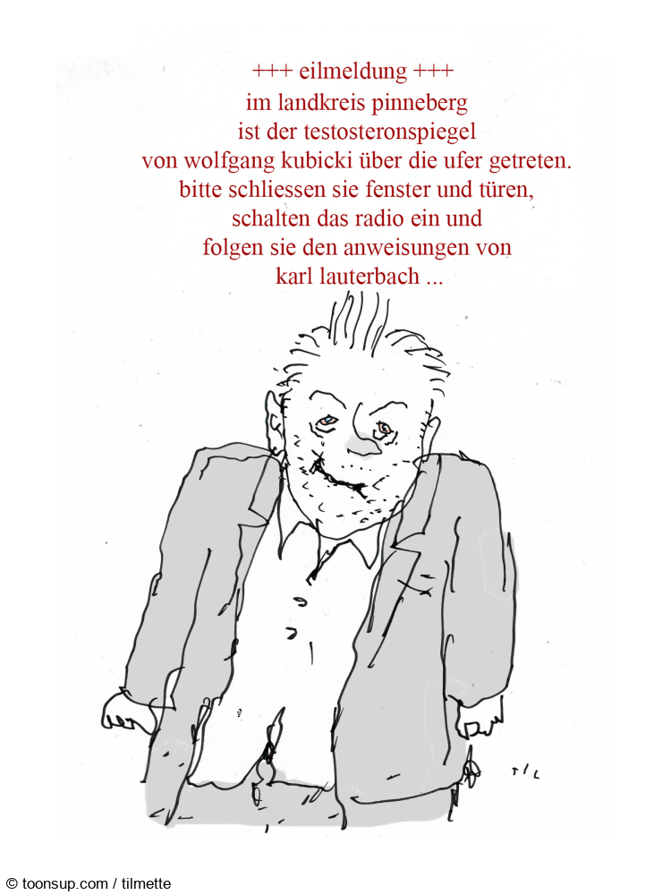 Cartoon: Wolfgang Kubicki 1