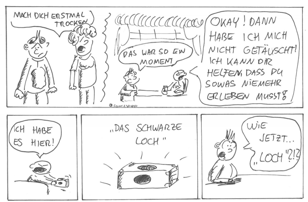 Comic: Das schwarze Loch 6