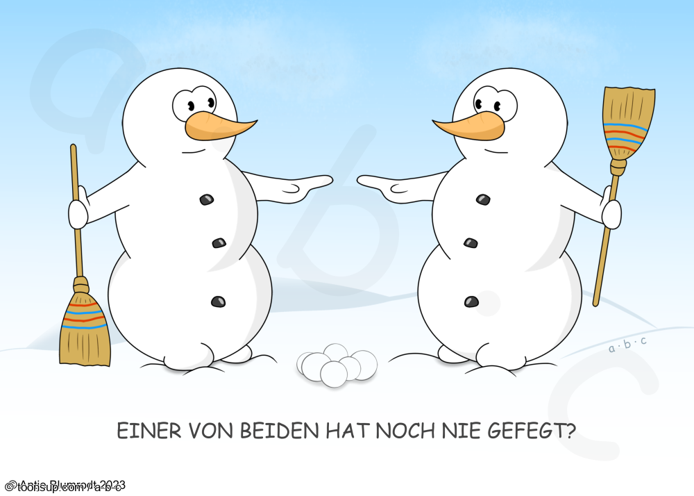 Cartoon: Schneebesen 1