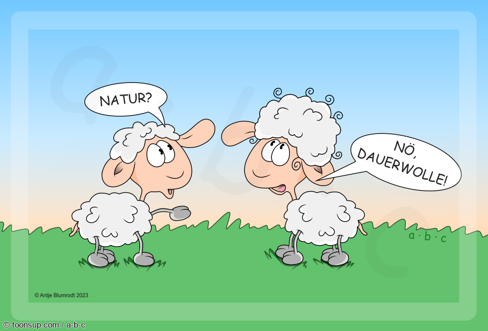 Cartoon: Haarschaf 1