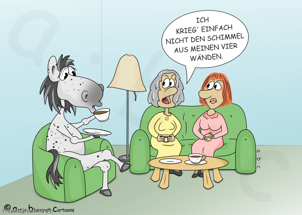 Cartoon: Schimmel im Haus 1