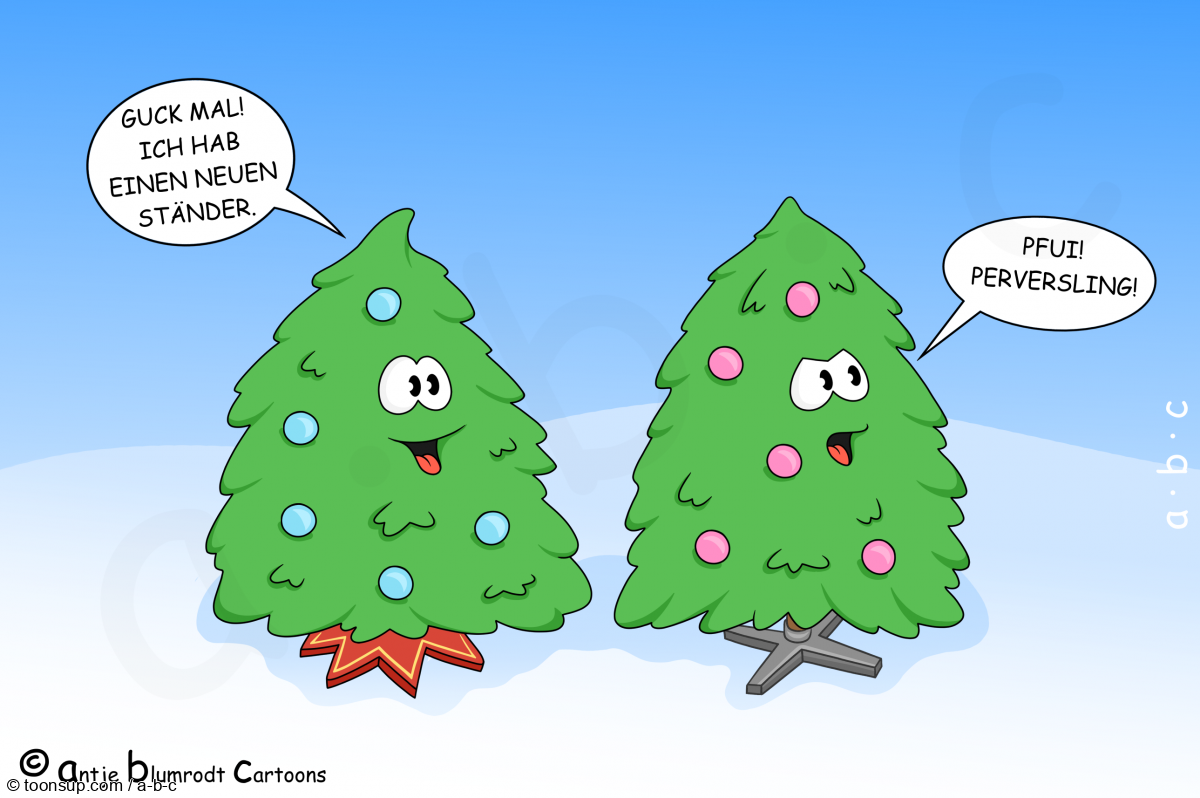 Cartoon: Stabile Weihnachten 1