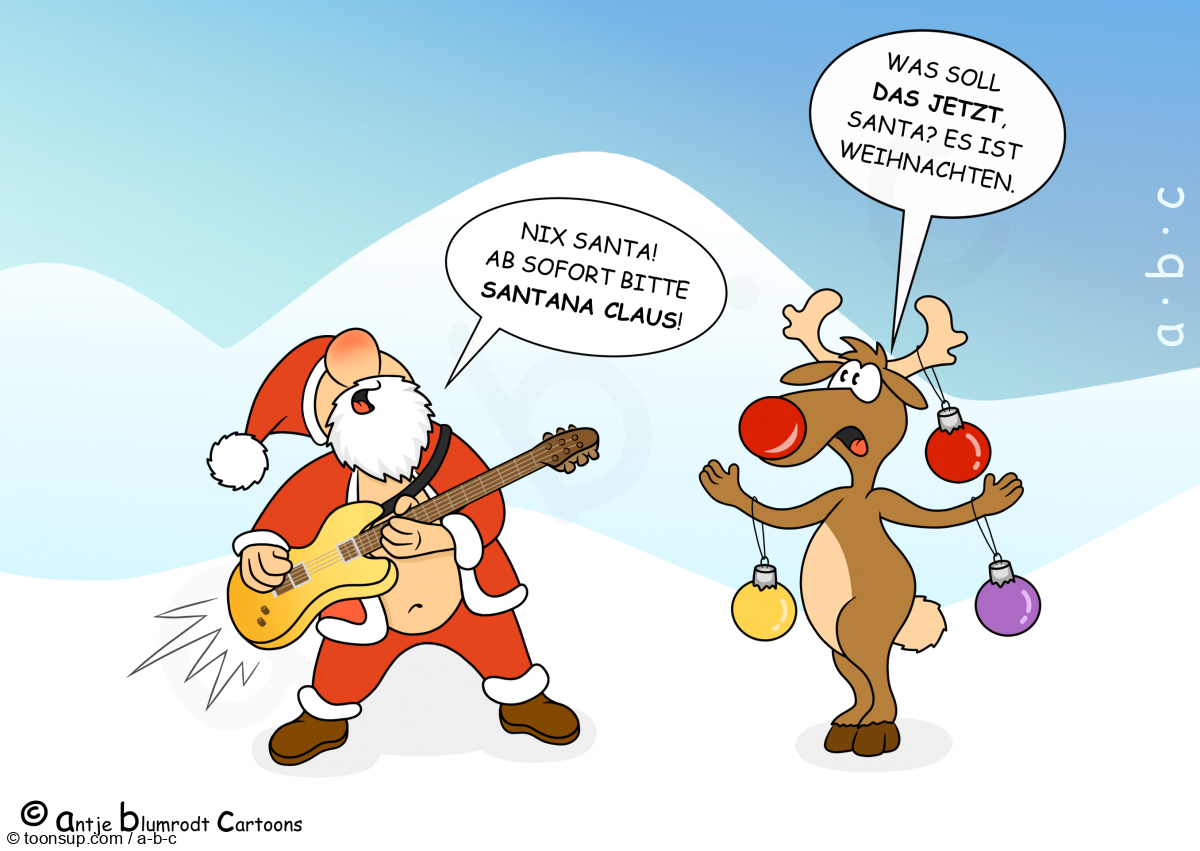 Cartoon: Fröhliche Weihnachten! 1