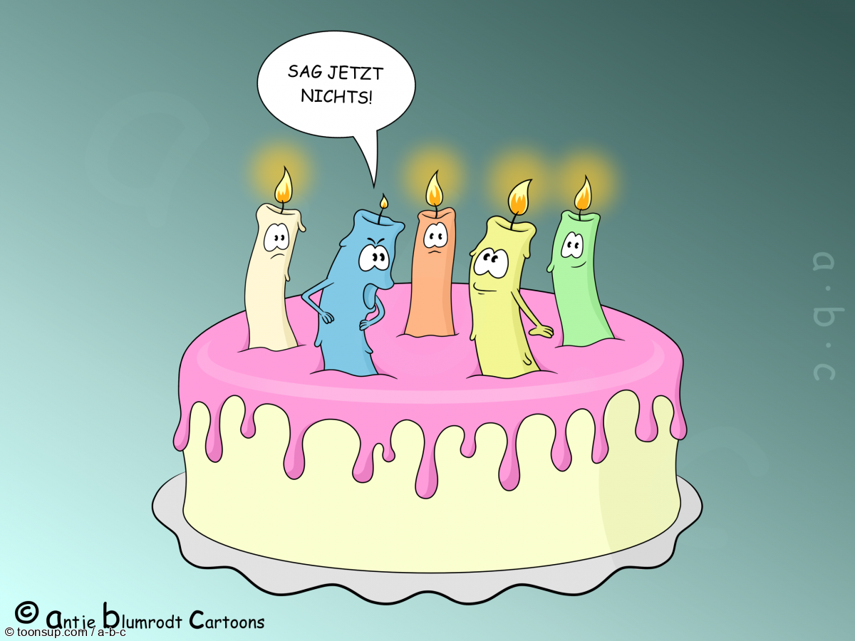 Cartoon: Candle-Leid 1