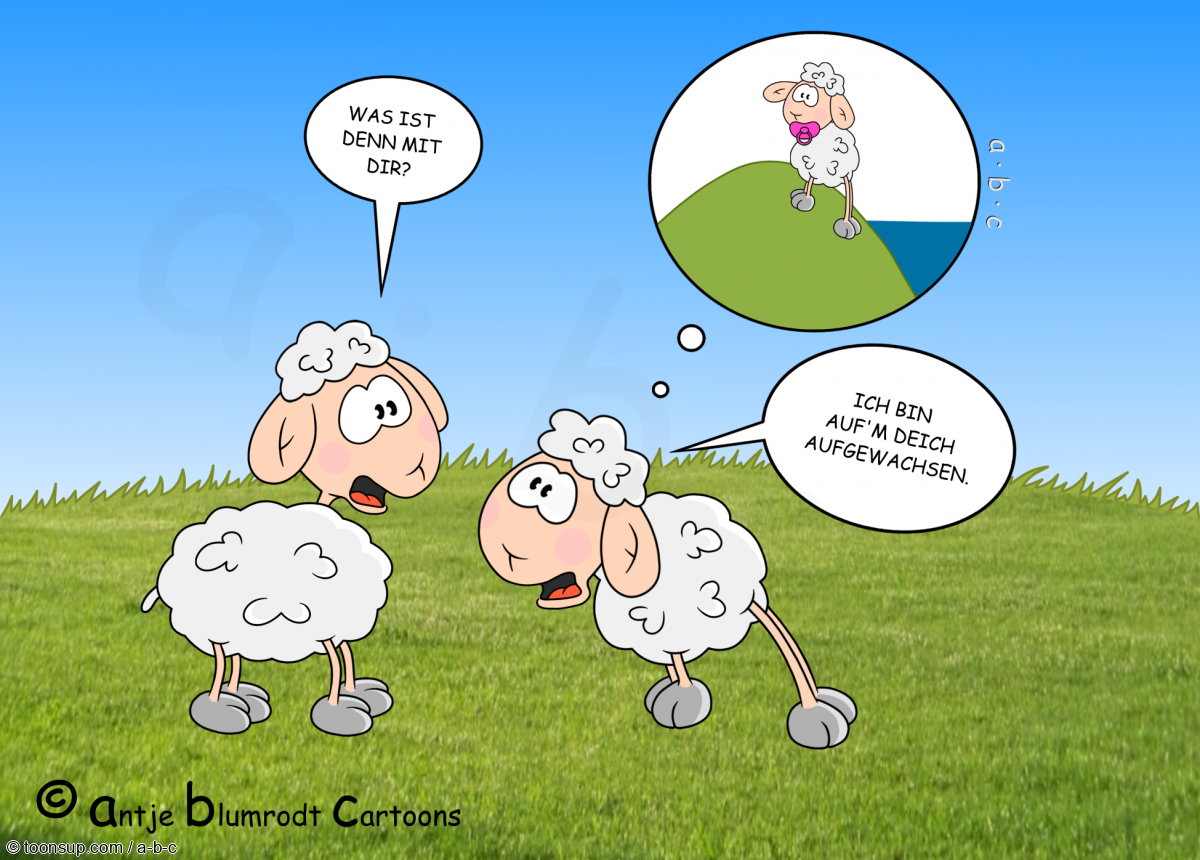 Cartoon: Schief - Schaf 1