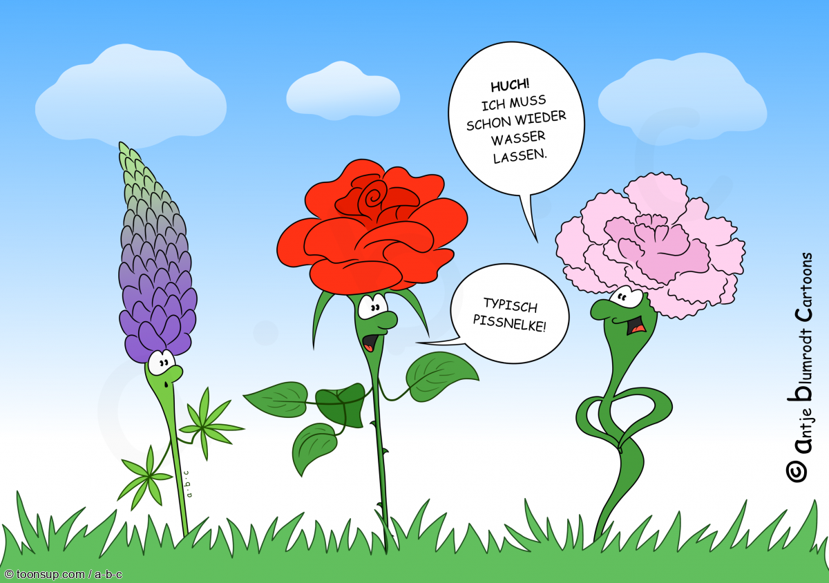 Cartoon: Pissnelke 1