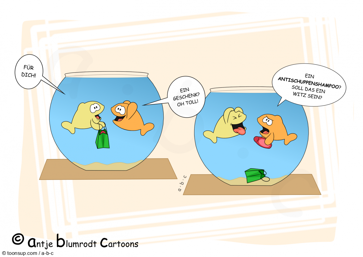 Cartoon: Das Geschenk 1