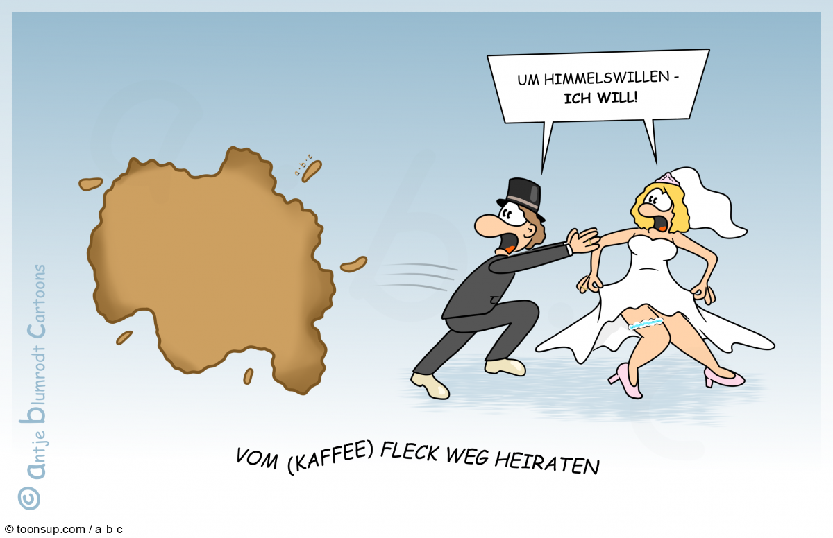Cartoon: Der Fleck 1