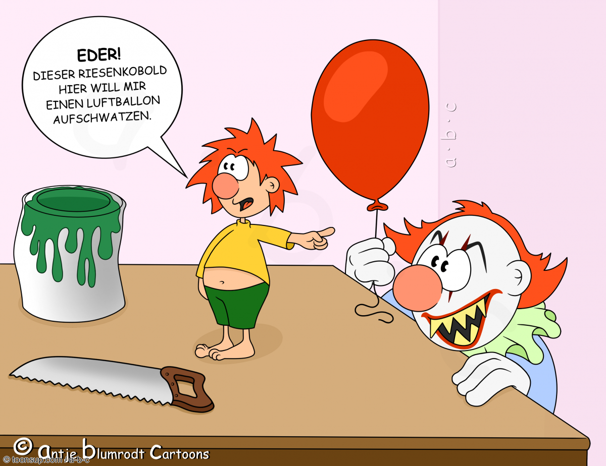 Cartoon: Horrorclown 1