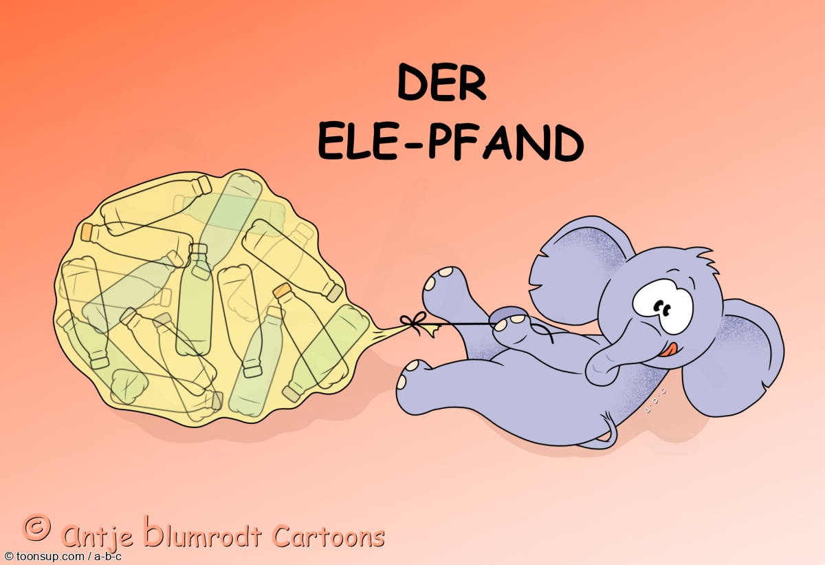 Cartoon: Elepfand 1