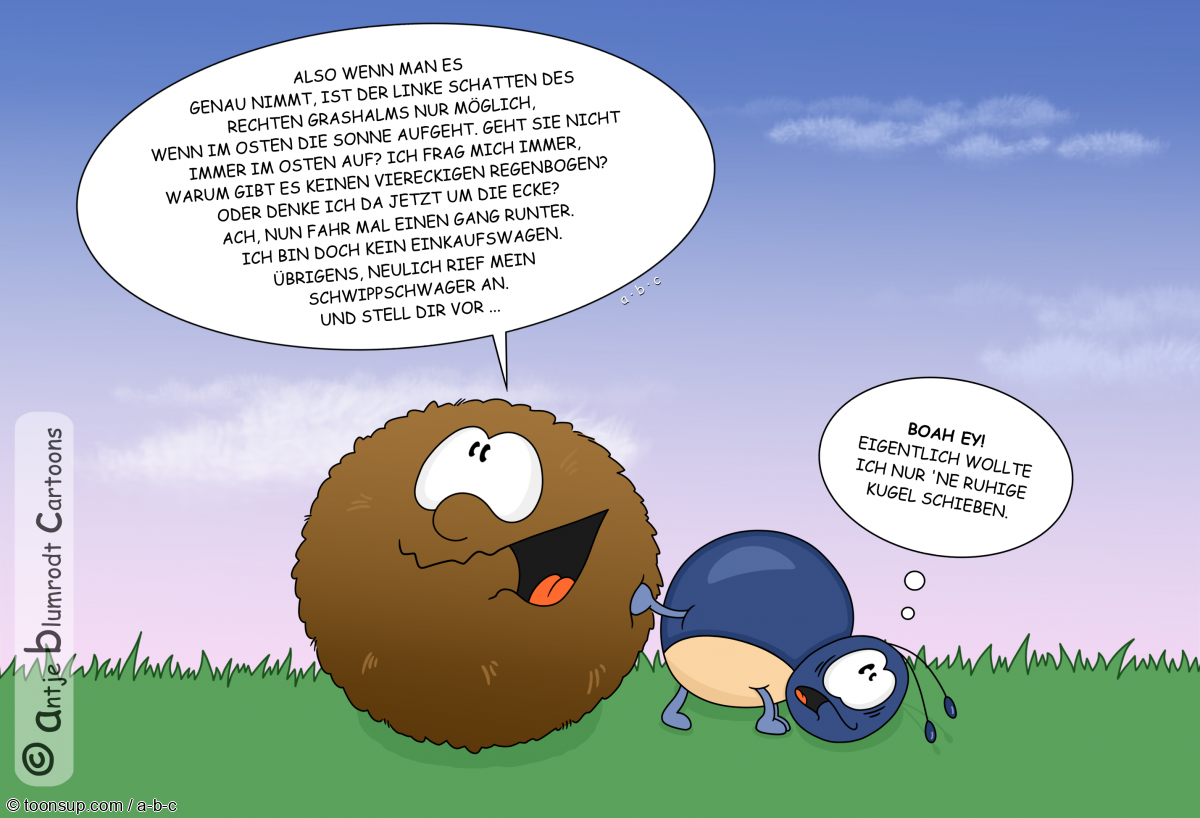 Cartoon: Wortschwall 1