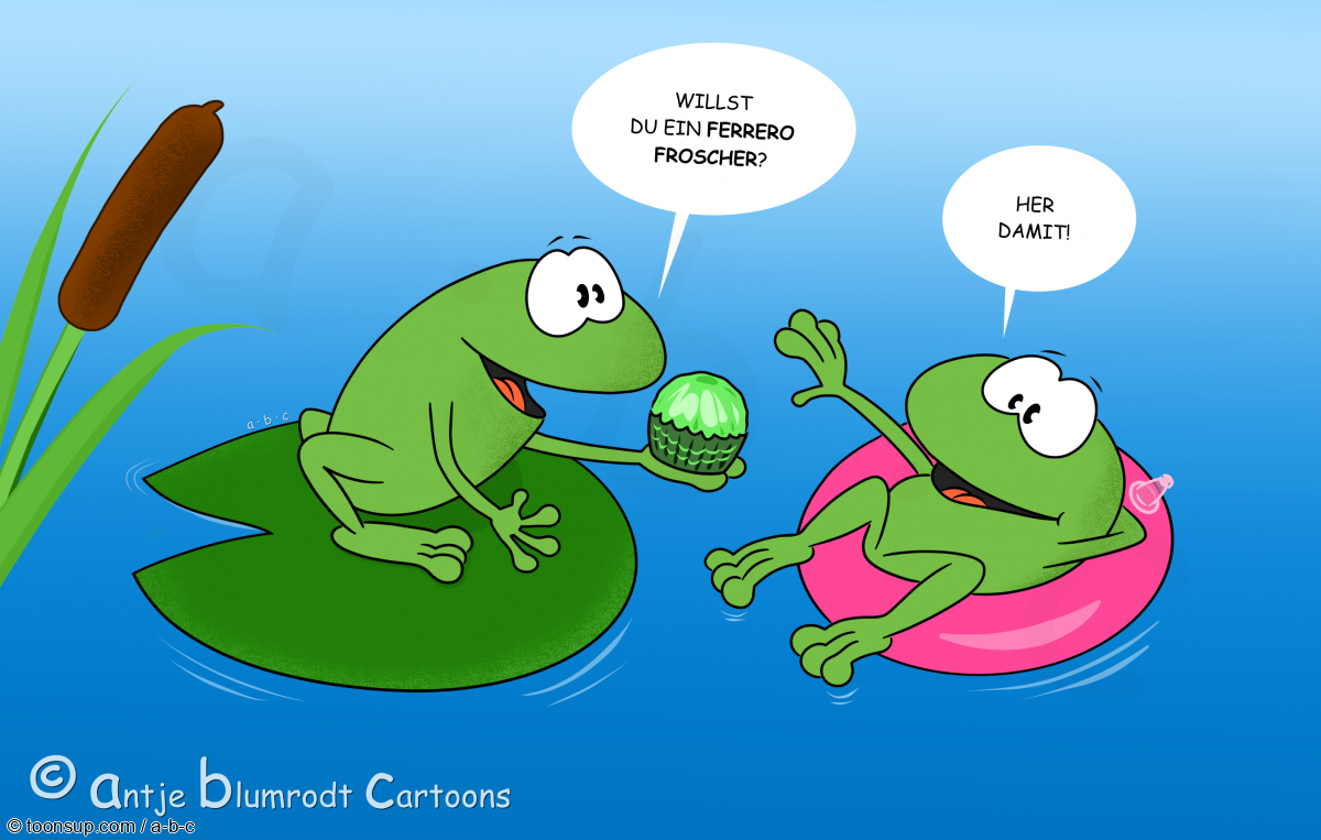 Cartoon: Immer goldrichtig 1