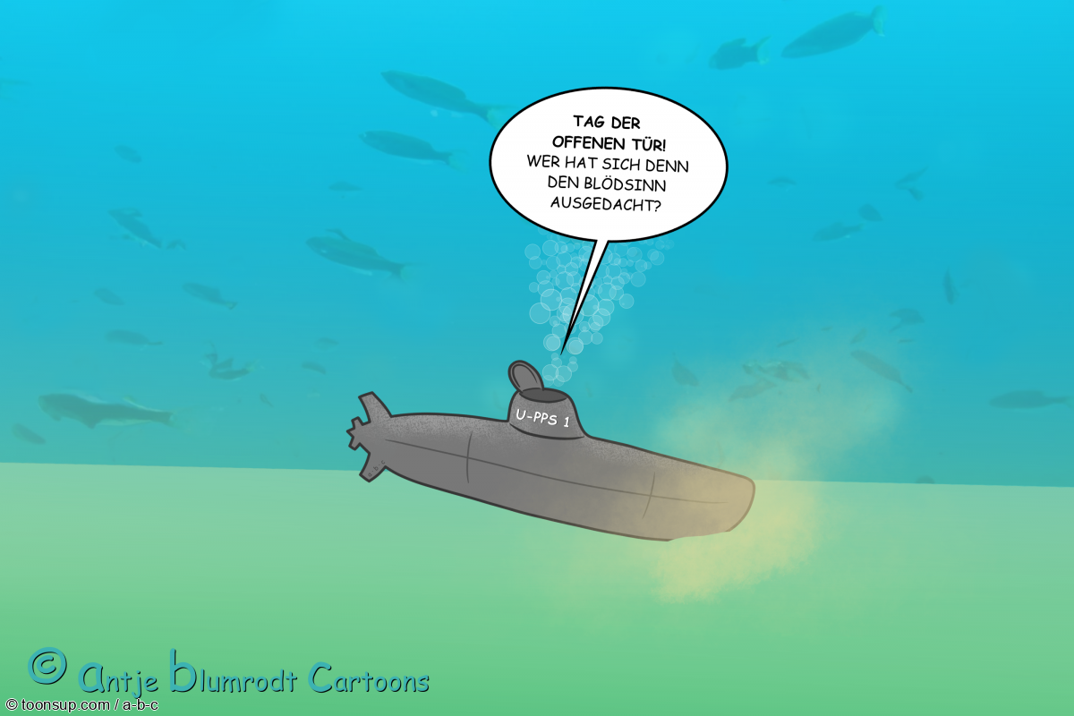 Cartoon: Willkommen an Bord ... 1
