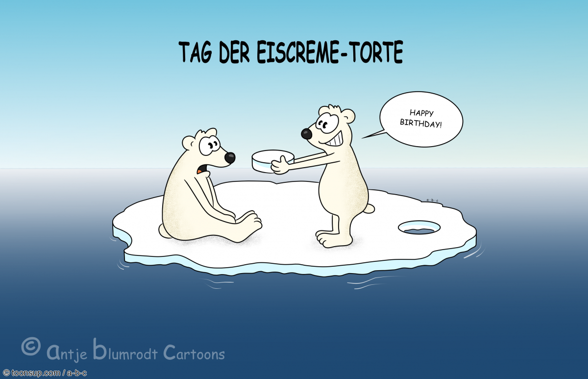 Cartoon: Tag der Eiscreme-Torte 1