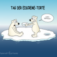 Tag der Eiscreme-Torte
