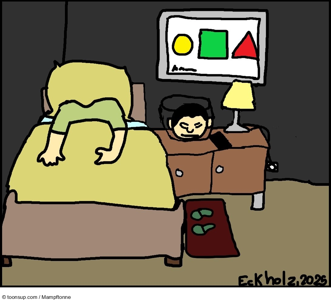 Cartoon: Ohne Worte 1