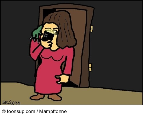 Cartoon: Die Hand... 1
