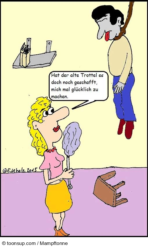 Cartoon: Alter Trottel... 1
