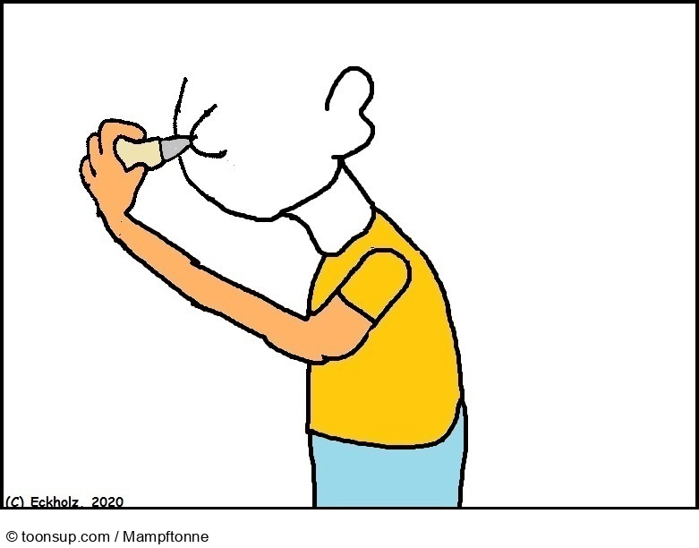 Cartoon: Ohne Worte 1