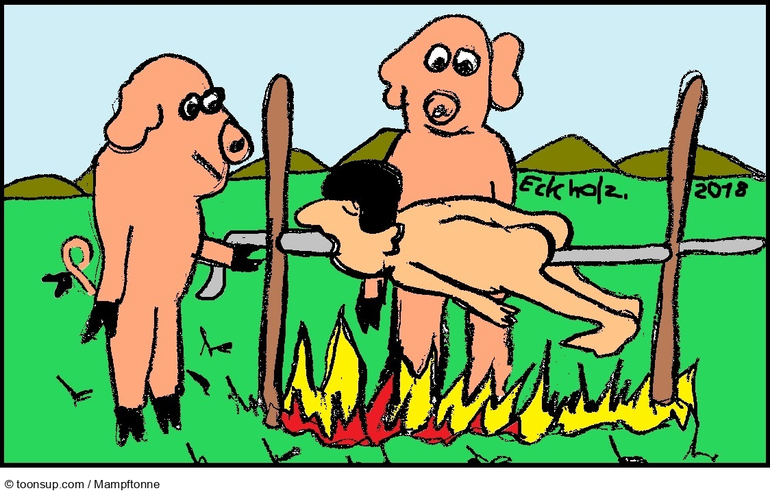 Cartoon: Die Revanche... 1