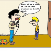 Erwachsen...