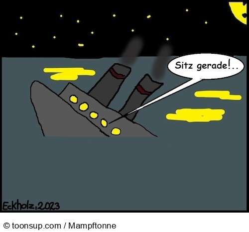 Cartoon: Sitz gerade... 1