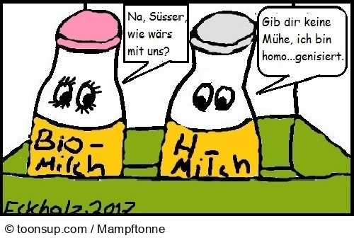 Cartoon: H-Milch... 1
