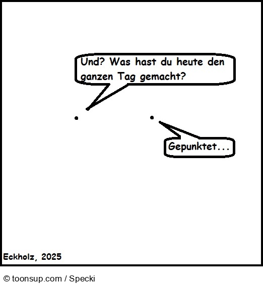 Cartoon: Gepunktet... 1