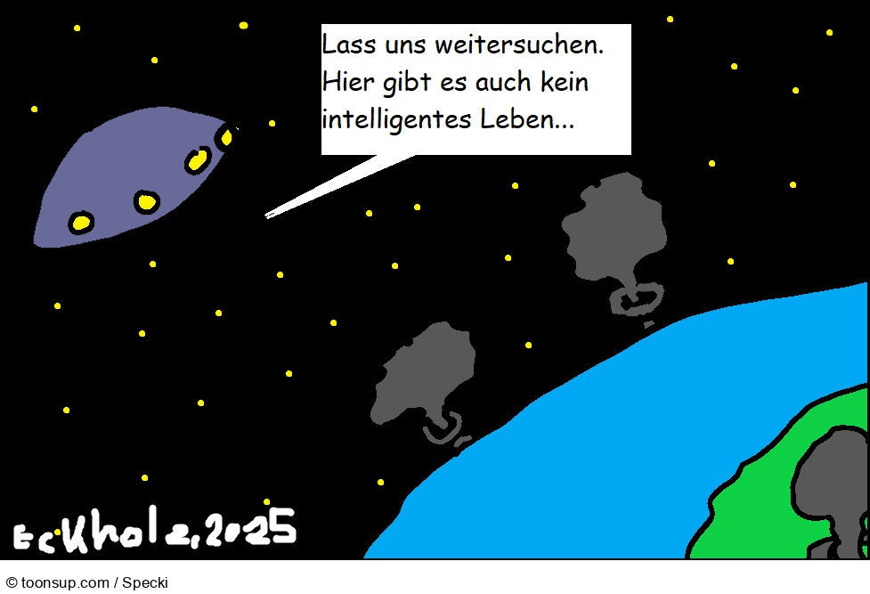 Cartoon: Lass uns weitersuchen... 1