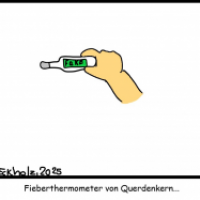 Fieberthermometer von Querdenkern...
