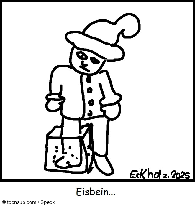 Cartoon: Eisbein... 1
