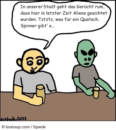 Cartoon: Blödsinn... 1