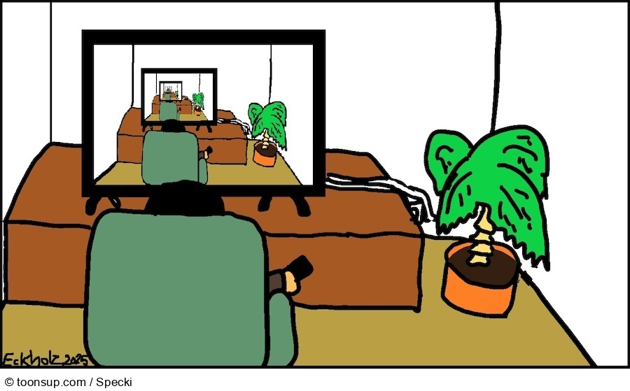 Cartoon: Ohne Worte 1
