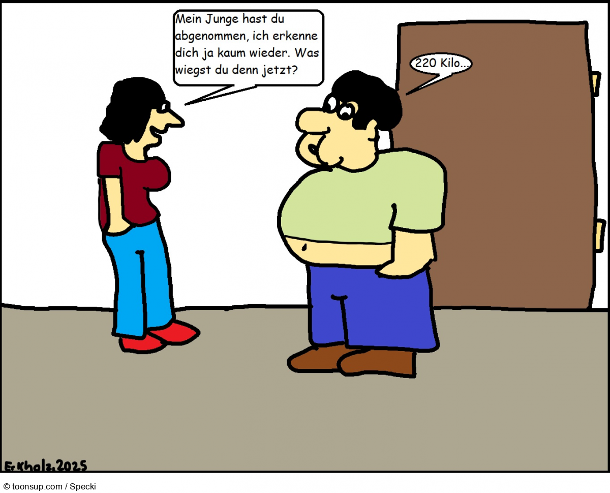 Cartoon: Hast du abgenommen... 1