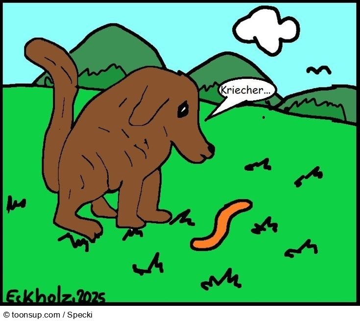 Cartoon: Kriecher... 1