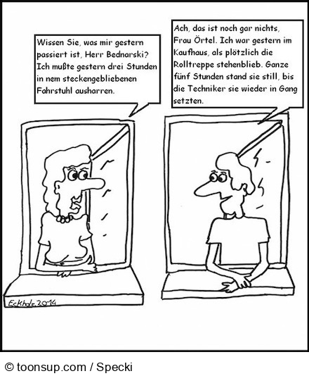 Cartoon: 3 Stunden - 5 Stunden 1
