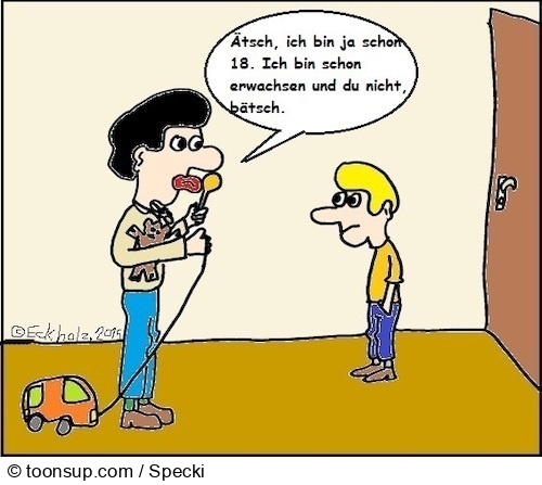 Cartoon: Erwachsen... 1