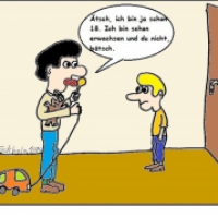 Erwachsen...
