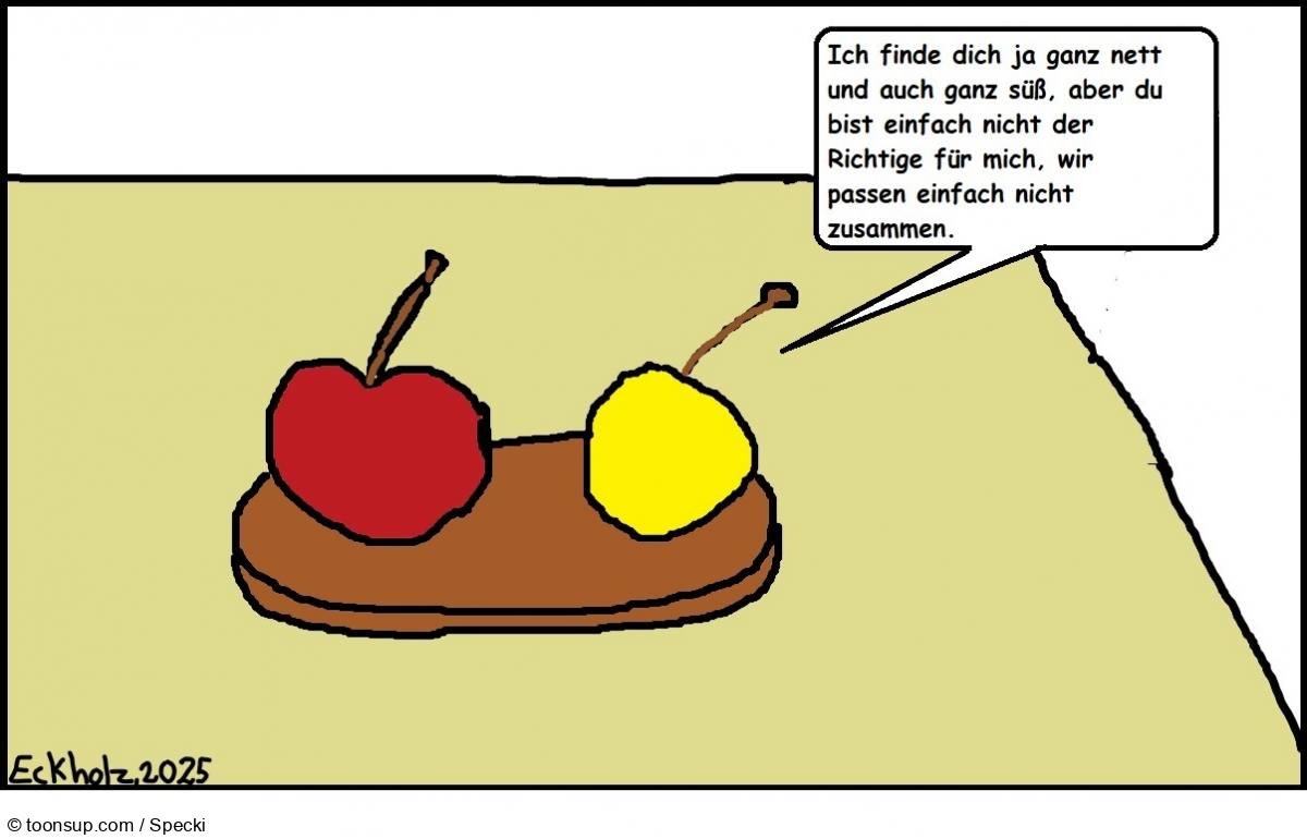 Cartoon: Absage... 1