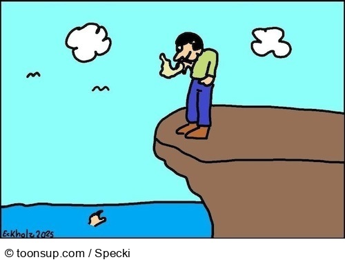 Cartoon: Ohne Worte 1