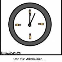 Uhr für Alkoholiker...